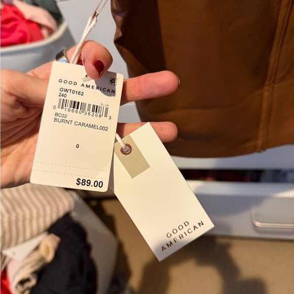 Good American Vegan Leather Tank - Picture 5 of 5